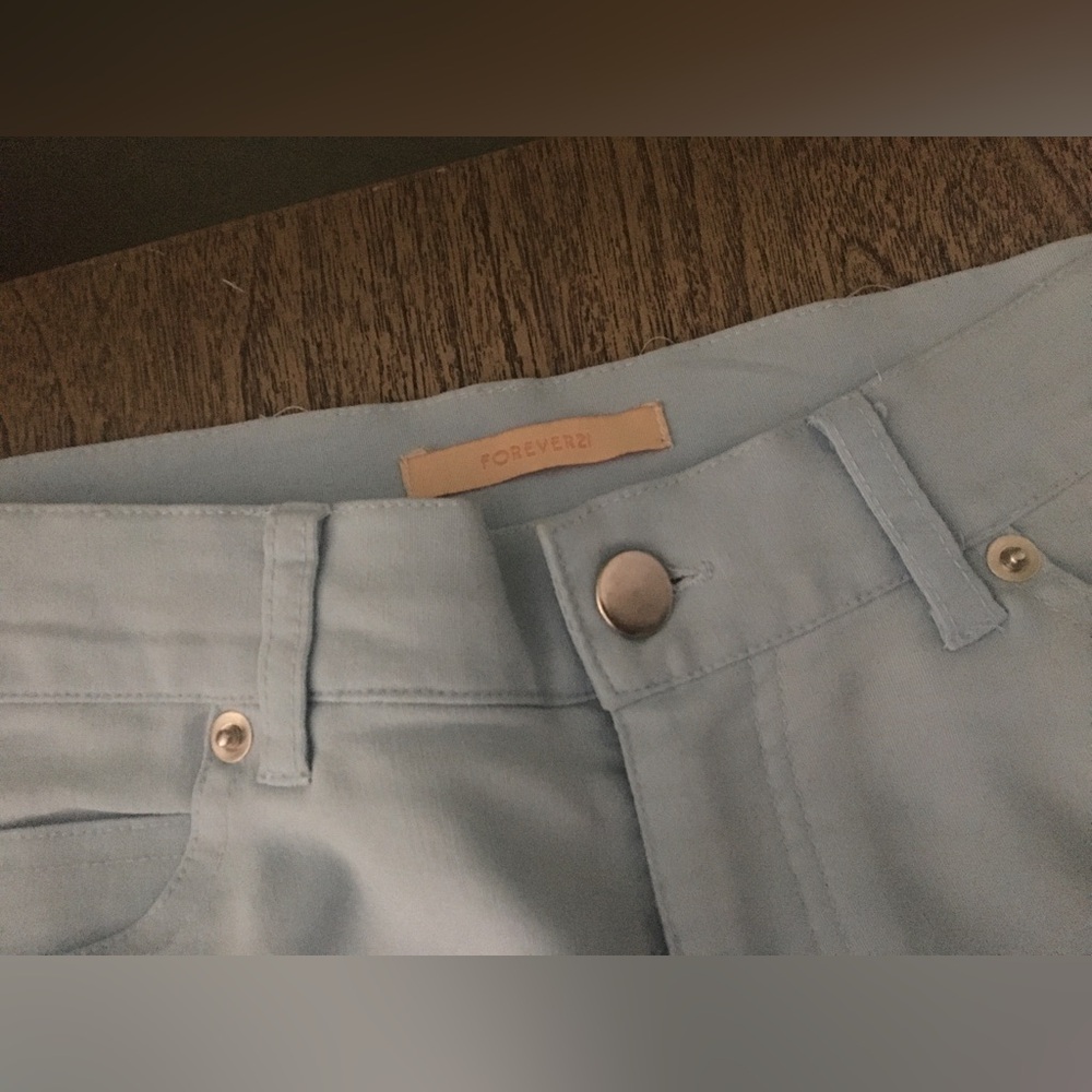 Forever 21 Baby Blue Pants - Picture 4 of 4